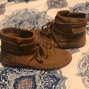 UGG ankle moccasin ankle boots